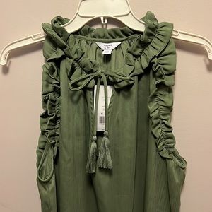 NWT Crown & Ivy Olive Dress size XL